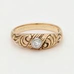 Ring - 14 karaat Geel goud Diamant (Natuurlijk), Nieuw