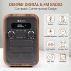 2dekans | Denver DAB Radio - Retro Radio - Bluetooth - DAB+/, Ophalen of Verzenden, Zo goed als nieuw