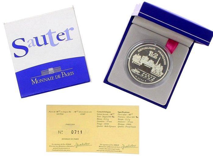Frankrijk. 1 1/2 Euro 2003 Sauter Proof (Zonder, Postzegels en Munten, Munten | Europa | Euromunten