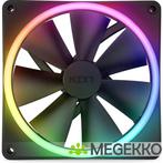 NZXT F140 RGB DUO - 140mm RGB Fan - Single - Black, Computers en Software, Computerkoelers, Nieuw, Verzenden