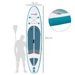 Opblaasbare Surfplank 320 Cm Surfplank SUP-board Kajak Stand