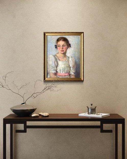 Julius Tröger (1862-1942), Toegeschreven aan - 1907 Portrait, Antiek en Kunst, Kunst | Schilderijen | Klassiek