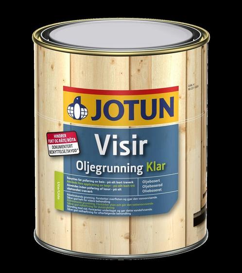 Jotun Visir Oljegrunning Klar, Doe-het-zelf en Verbouw, Verf, Beits en Lak, Nieuw, Ophalen of Verzenden