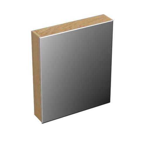 Spiegelkast Forzalaqua Uni 59.5x68.5x12.5 Cm 1 Deur Rechts, Doe-het-zelf en Verbouw, Sanitair, Bad, Nieuw, Ophalen of Verzenden
