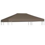 vidaXL Prieeldak 310 g/m² 3x4 m taupe, Tuin en Terras, Partytenten, Verzenden, Nieuw