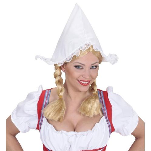 Hollands meisje hoofdkapje wit - Feesthoeden overig, Hobby en Vrije tijd, Feestartikelen, Verzenden