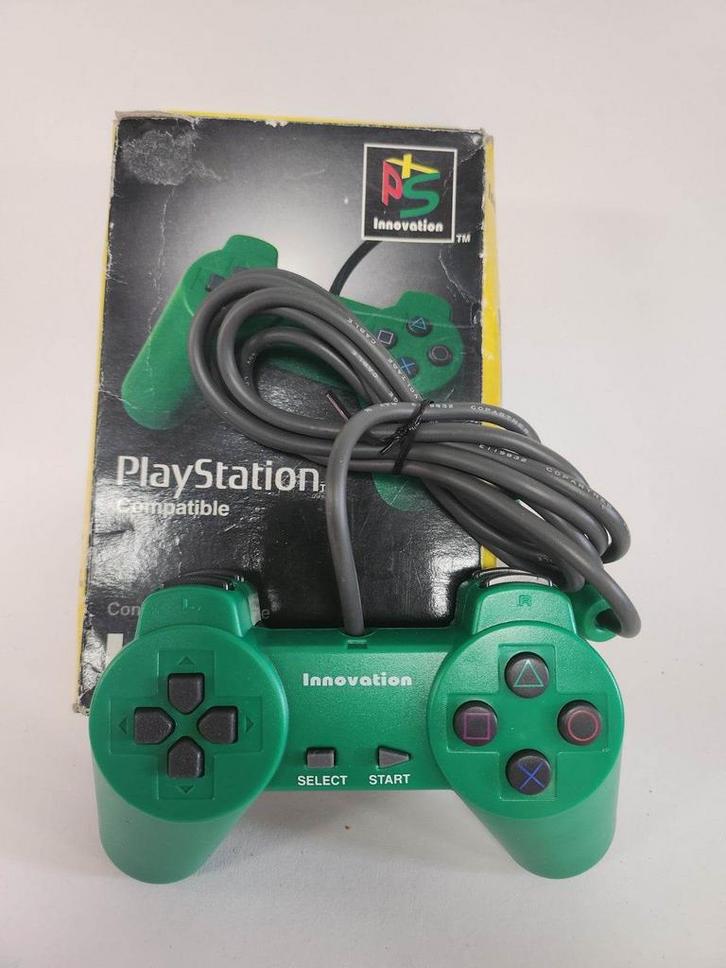 Innovation Green Controller in doos Playstation 1, Spelcomputers en Games, Spelcomputers | Sony PlayStation Consoles | Accessoires