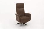 Relaxfauteuil Hessum - relaxfauteuils - Bruin, Nieuw, Stof, Bruin