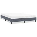vidaXL Bedframe zonder matras 160x220 cm fluweel donkergrijs, Verzenden, Nieuw, Tweepersoons, Stof