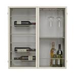 *WOONWINKEL* Kare Design Lisboa Cream Wijnrek Beige Vitrine, Verzenden, Nieuw