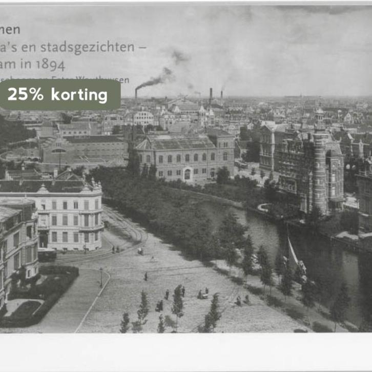 Panoramas en stadsgezichten - Amsterdam in 1894 G.H. Heinen, Boeken, Kunst en Cultuur | Beeldend, Gelezen, Verzenden