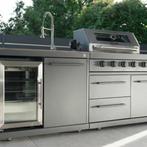 Buitenkeuken Compleet: RVS | BBQ | Koelkast | Spoelbak, Tuin en Terras, Buitenkeukens, Verzenden, Nieuw, Goriller, Gas