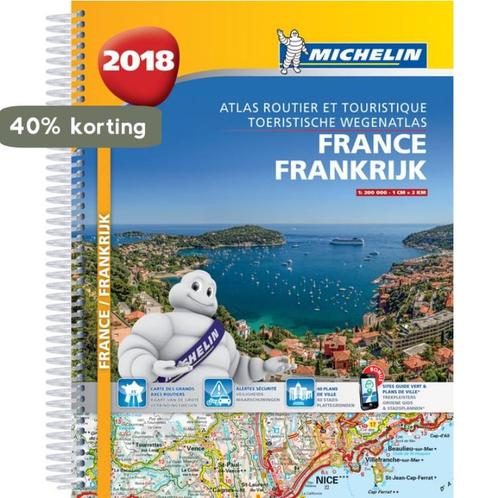 Atlas Michelin Frankrijk 2018 9782067225879, Boeken, Overige Boeken, Zo goed als nieuw, Verzenden