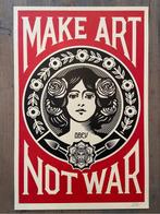 Shepard Fairey (OBEY) (1970) - Make Art Not War Signed, Antiek en Kunst