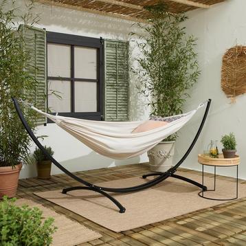 Hangmat met standaard - 300 x 110 x 105 cm beschikbaar voor biedingen