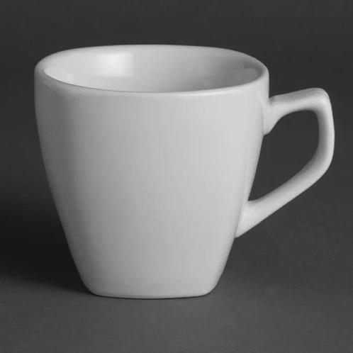 Whiteware vierkante koffiekop | 20 cl | 12 stuks, Zakelijke goederen, Horeca | Overige, Verzenden