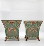 Jardinière (2) - Brons, Porselein, Antiek en Kunst