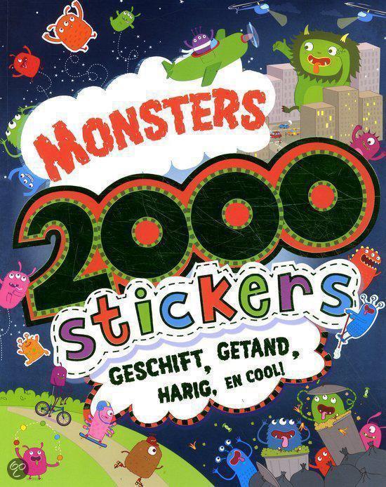 2000 stickers Monsters 9781472355126, Boeken, Overige Boeken, Zo goed als nieuw, Verzenden