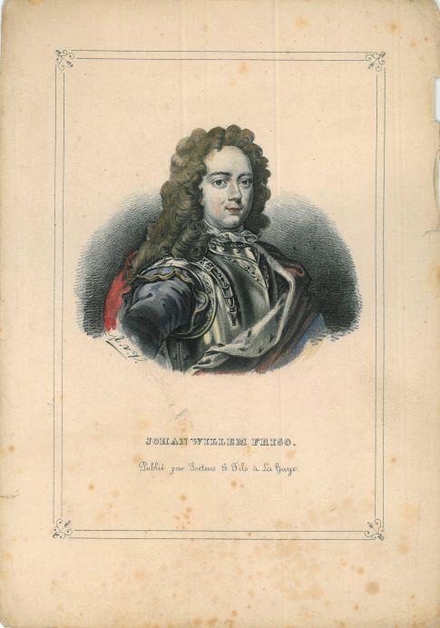 Portrait of John William Friso, Prince of Orange, Antiek en Kunst, Kunst | Etsen en Gravures