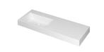 MOMENTO Wastafel met enkele wasbak in polystone of quartz |, Verzenden, Nieuw, Wastafelkast