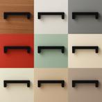 5X Handgreep Zwart 160 mm Zwart Dallas, Verzenden, Nieuw