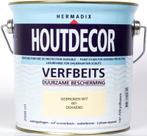 Houtdecor Verfbeits Gebroken Wit 601 2,5 liter, Ophalen of Verzenden, Nieuw