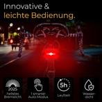 Achterlicht fiets - Fiets achterlicht - LED Batterij - Oplaa, Verzenden, Zo goed als nieuw