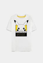 Difuzed Pokémon Pikachu Pokémon #025 T-Shirt Wit-Maat S, Ophalen of Verzenden, Nieuw