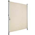 Zonnescherm Taija met handslinger - 120 x 310 cm, beige, Verzenden, Nieuw