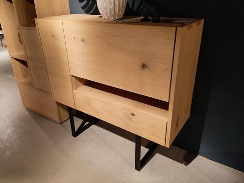 Modali highboard - 130 cm - naturel **SHOWROOMMODEL**, Huis en Inrichting, Kasten | Overige, Nieuw