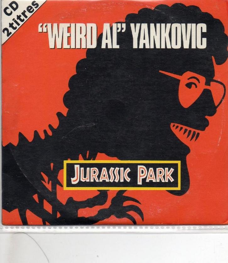 cd single card - Weird Al Yankovic - Jurassic Park, Cd's en Dvd's, Cd Singles, Zo goed als nieuw, Verzenden