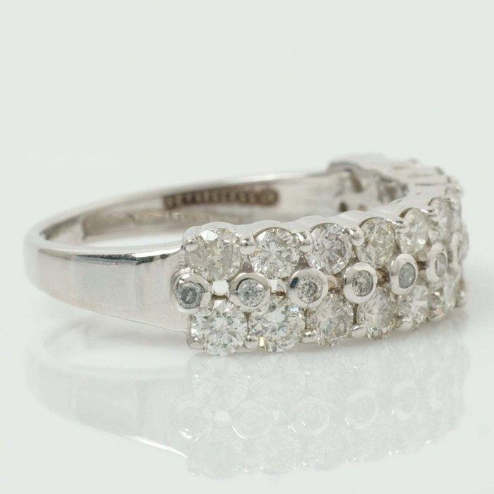 Eeuwigheidsring - 14 karaat Witgoud - 1.24ct. tw. Diamant, Sieraden, Tassen en Uiterlijk, Antieke sieraden