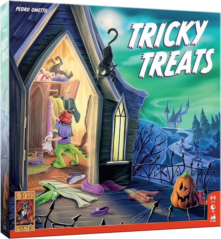 Tricky Treats - Bordspel | 999 Games - Gezelschapsspellen, Hobby en Vrije tijd, Gezelschapsspellen | Bordspellen, Nieuw, Verzenden