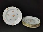 Meissen - Fiori sparsi dipinto a mano - 6 piatti (D.21cm) -