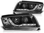 Koplampen Skoda Fabia 99-07 DRL Look Zwart, Ophalen of Verzenden, Nieuw