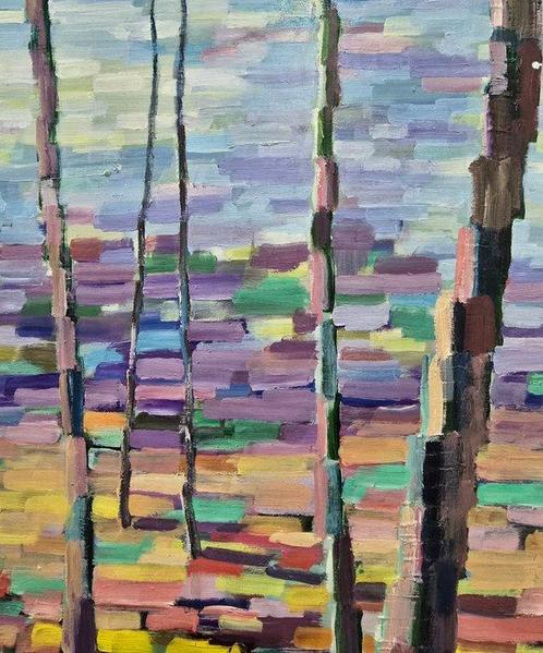 École Catalane (XX) - NO RESERVE - Lumière fragmentée, Antiek en Kunst, Kunst | Schilderijen | Klassiek