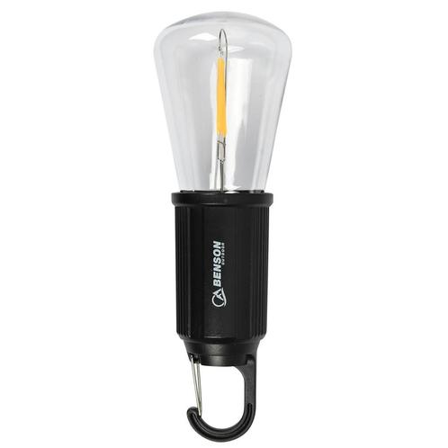 Benson Oplaadbare campinglamp met karabijnhaak - 100 lume..., Caravans en Kamperen, Kampeeraccessoires, Nieuw, Ophalen of Verzenden