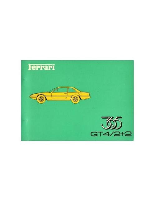 1973 FERRARI 365GT4 2+2 ONDERDELENHANDBOEK 78/73, Auto diversen, Handleidingen en Instructieboekjes