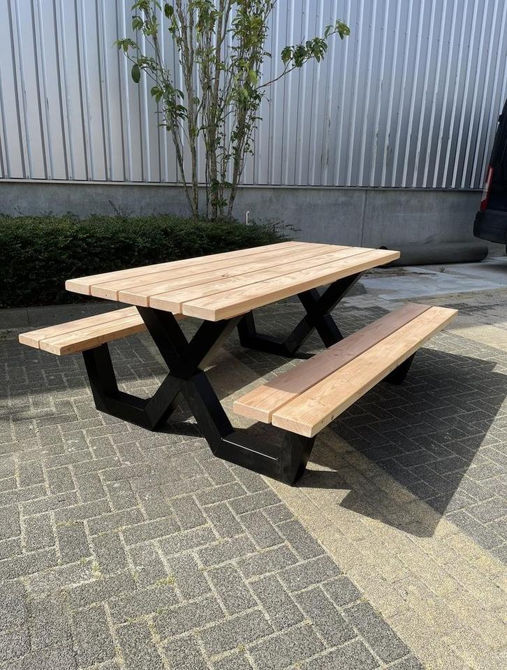 Picknick tafel douglas, Huis en Inrichting, Tafels | Eettafels, Nieuw, Verzenden