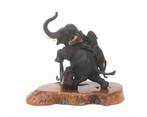 Bronzen gepatineerd beeld, Meiji periode (1868-1912), Brons