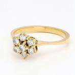 Ring - 18 karaat Geel goud - 0.21ct. tw. Diamant, Nieuw
