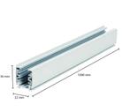 3-Fase Rails - 100cm - Wit, Nieuw, Ophalen of Verzenden