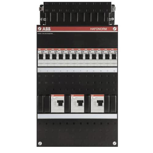 ABB uitbreidingsgroepenkast 3 fase 3 aardlekschakelaars 12, Doe-het-zelf en Verbouw, Elektra en Kabels, Ophalen of Verzenden