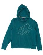 NIKE Womens Graphic Hoodie Jumper UK 14 Large Turquoise, Kleding | Dames, Truien en Vesten, Verzenden, Nieuw