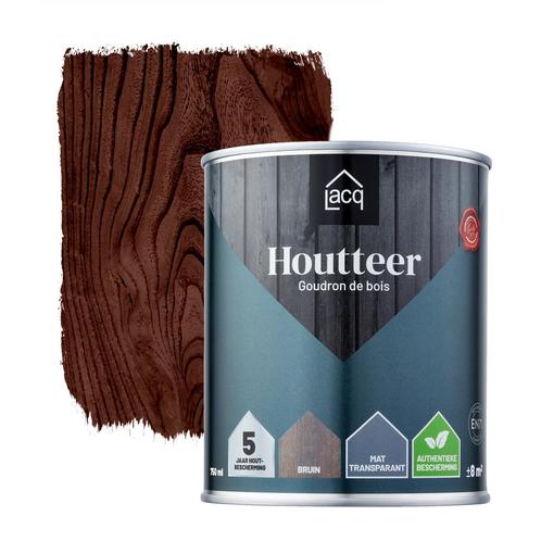 Lacq Houtteer Brown 0.75L, Doe-het-zelf en Verbouw, Verf, Beits en Lak, Verf, Nieuw, Minder dan 5 liter, Verzenden