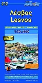 Wandelkaart 212 Lesbos Lesvos | Road Editions, Boeken, Atlassen en Landkaarten, Nieuw, Verzenden