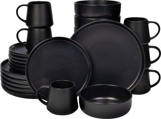 2dekans | Deleca Serviesset 6 Persoons Kyoto - Koffiekopjes, Huis en Inrichting, Keuken | Servies, Zo goed als nieuw, Ophalen of Verzenden