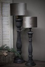 Hoge smalle lampvoet Antraciet 70 cm, Ophalen of Verzenden, Nieuw