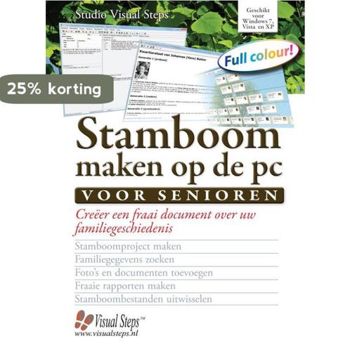 Stamboom maken op de pc voor senioren 9789059053472, Boeken, Informatica en Computer, Gelezen, Verzenden