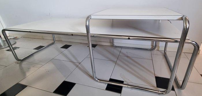 Gavina - Marcel Breuer - Middentafel (2) - Veter - Staal, Antiek en Kunst, Antiek | Meubels | Stoelen en Banken